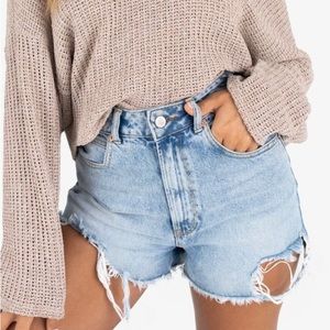 NWOT Kittenish Ripped High Waist Shorts